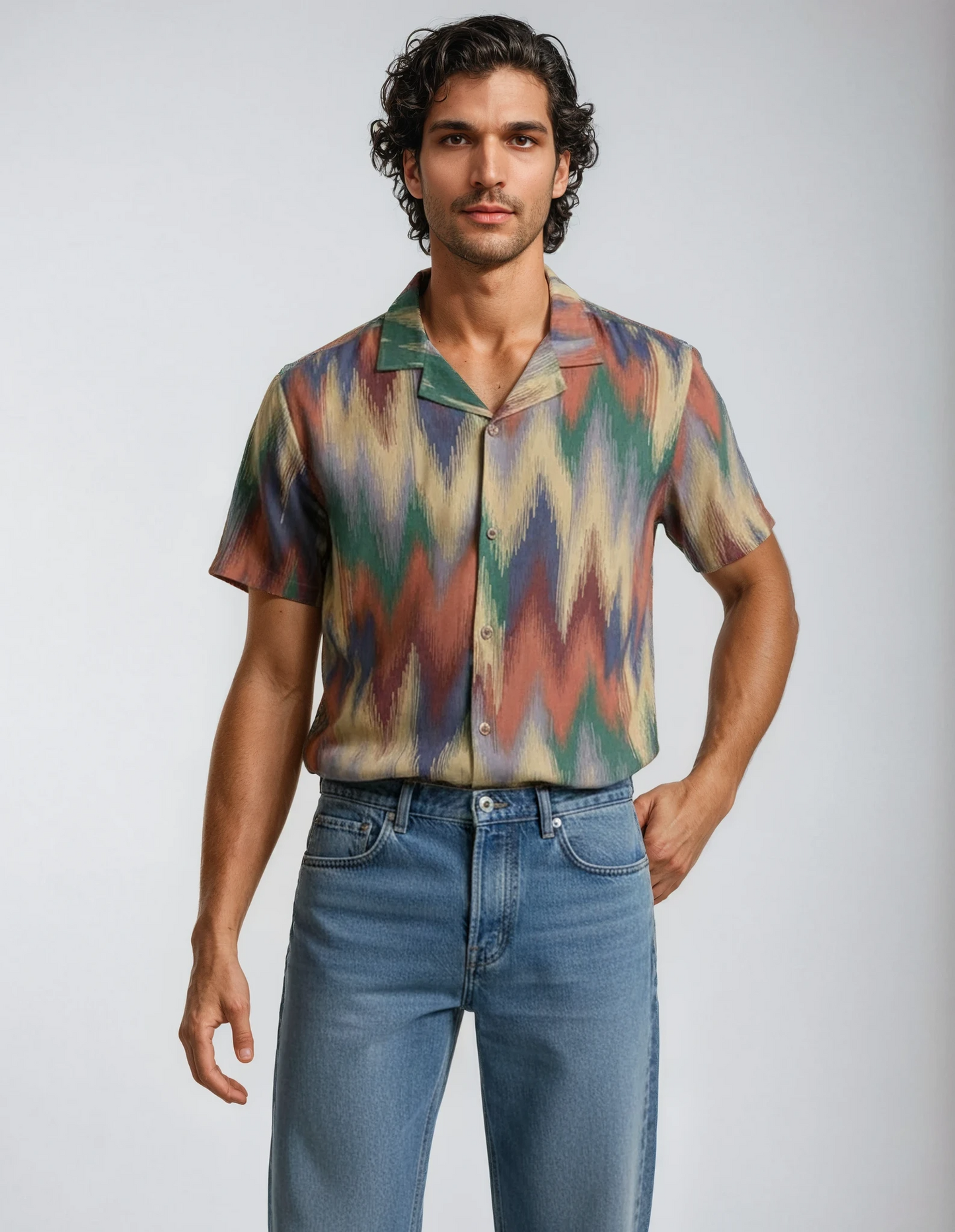 Crazy Short-Sleeved Shirt in L