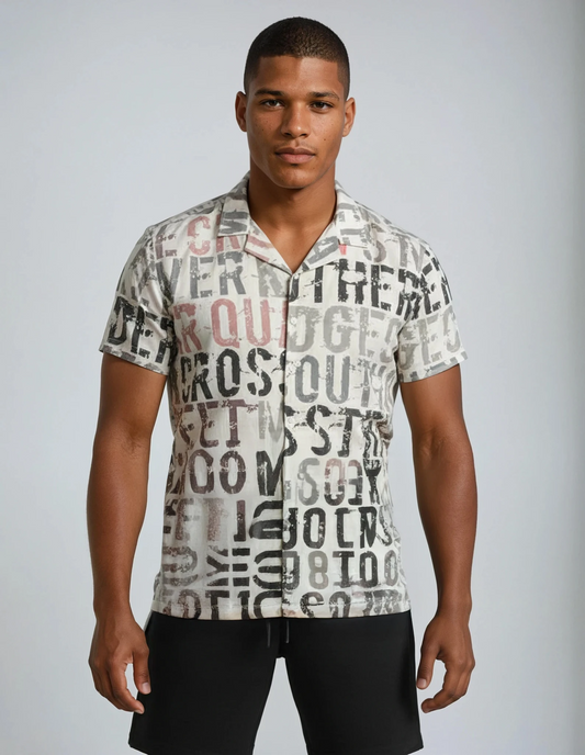 Crazy Short-Sleeved Shirt in S