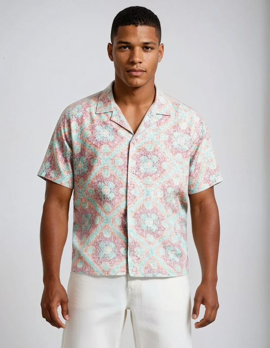 Crazy Short-Sleeved Shirt in XL