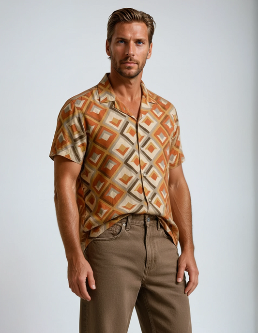 Crazy Short-Sleeved Shirt in L