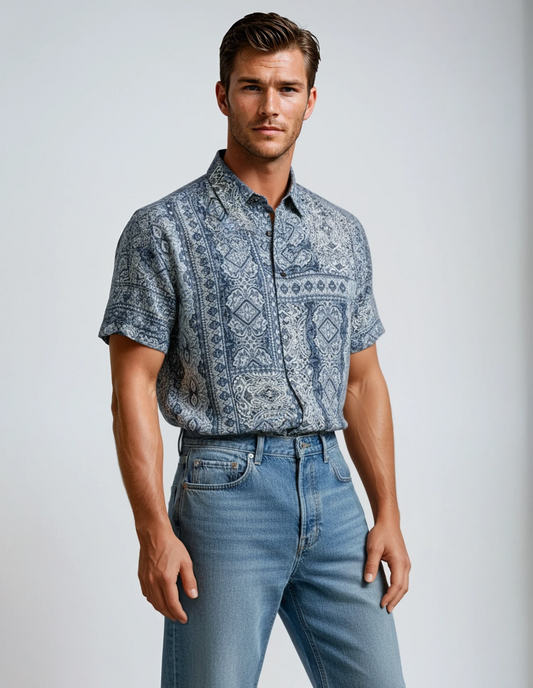 Crazy Short-Sleeved Shirt in M