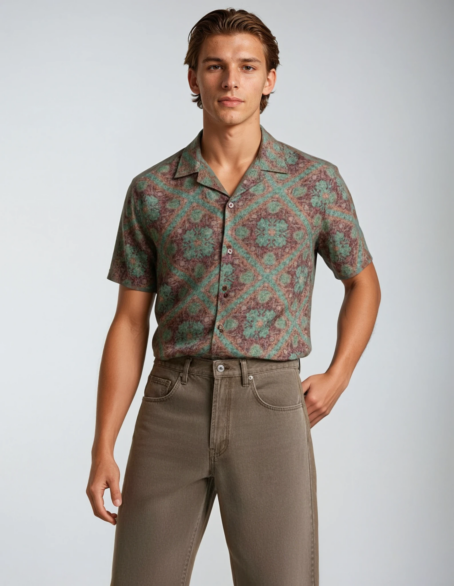 Crazy Short-Sleeved Shirt in M
