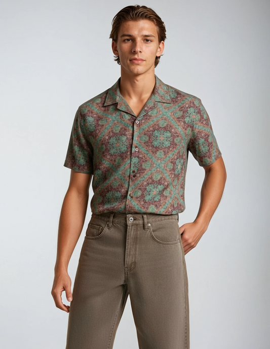 Crazy Short-Sleeved Shirt in M