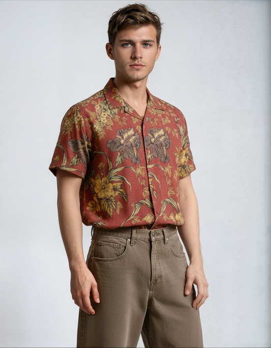 Crazy Short-Sleeved Shirt in M