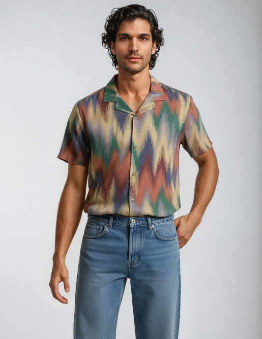 Crazy Short-Sleeved Shirt in L