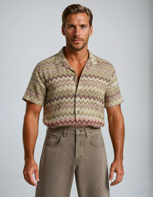 Crazy Short-Sleeved Shirt in L