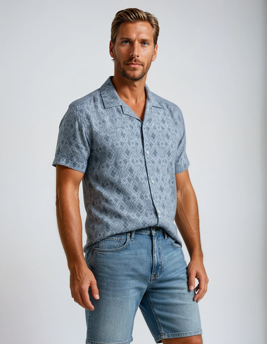 Crazy Short-Sleeved Shirt in XL