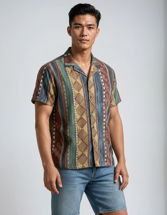 Crazy Short-Sleeved Shirt in XL